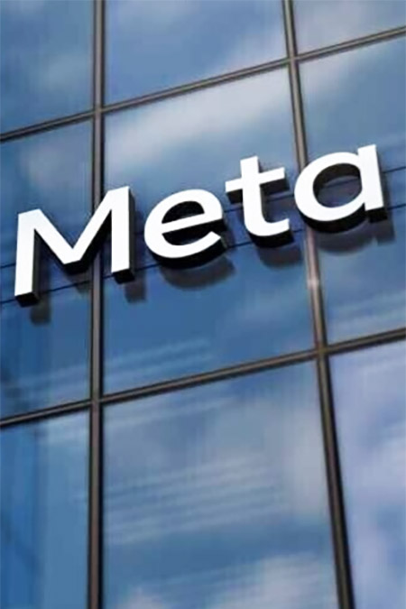 Meta logo representing Facebook and Instagram
